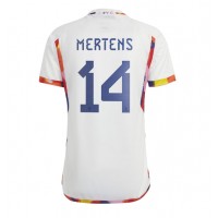 Fotbalové Dres Belgie Dries Mertens #14 Venkovní MS 2022 Krátký Rukáv